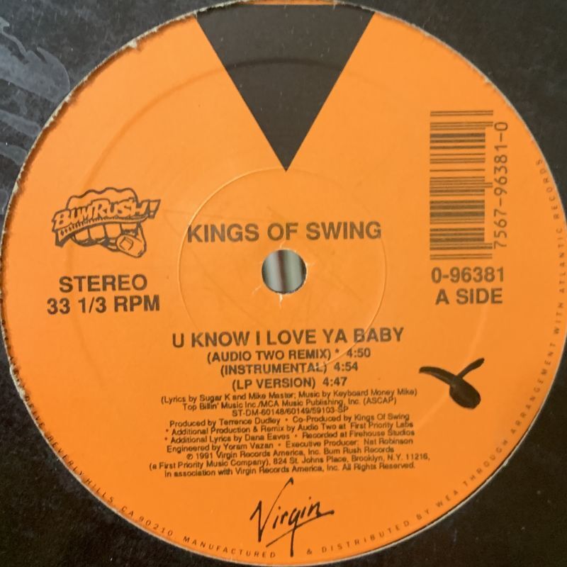 Kings Of Swing - U Know I Love Ya Babyvinyl