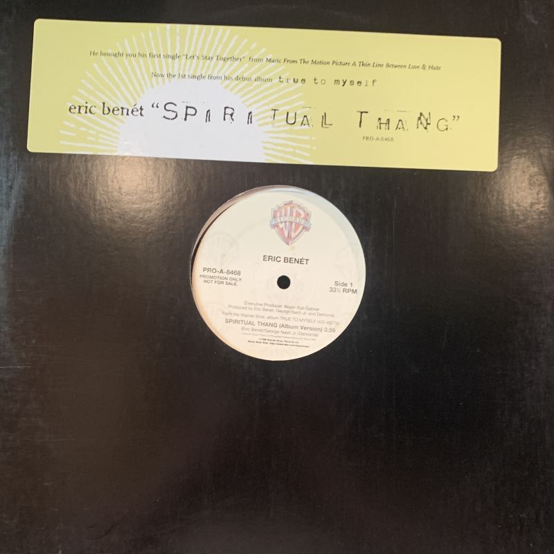 Eric Benet - Spiritual Thang (12'') (US Promo !!) (キレイ！！)