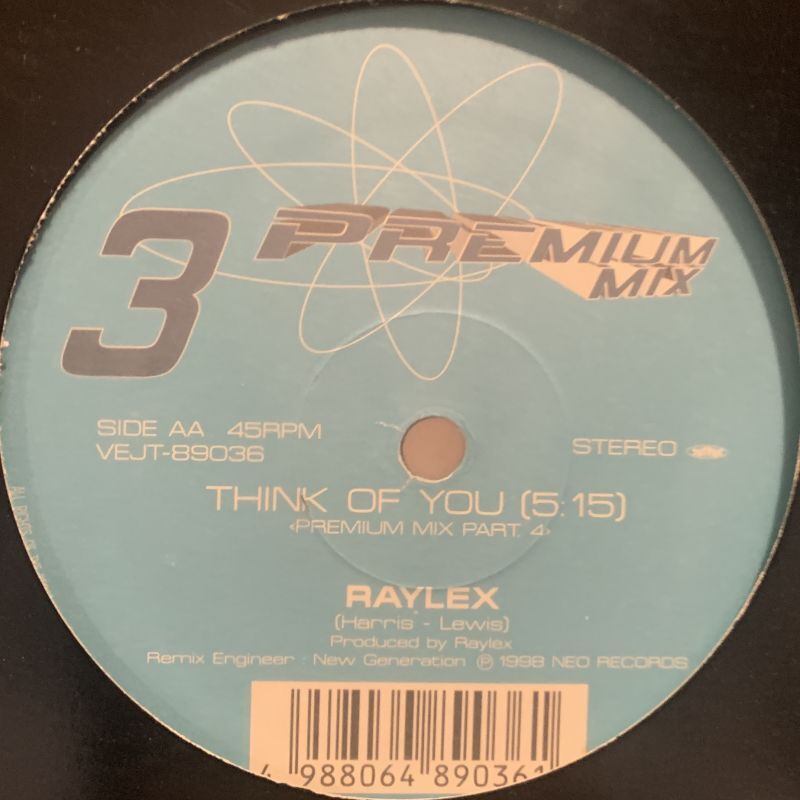 Raylex - Think Of U (Premium Mix) (12'') (キレイ！)