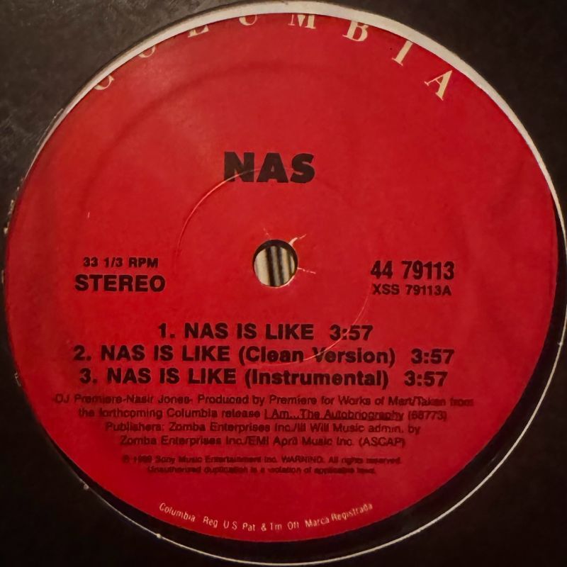 Nas - Nas Is Like (12'')