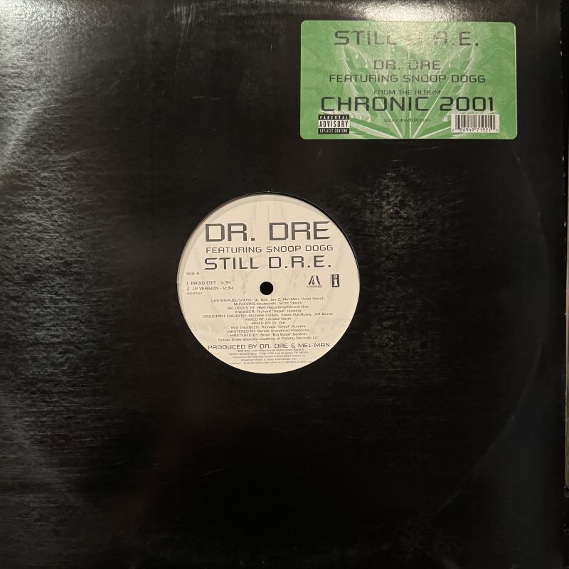 Dr. Dre feat. Snoop Dogg - Still D.R.E. (12'') (キレイ！！)