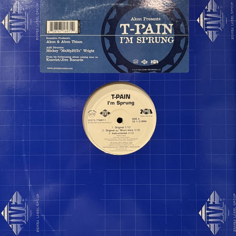 T-Pain - I'm Sprung (12'')