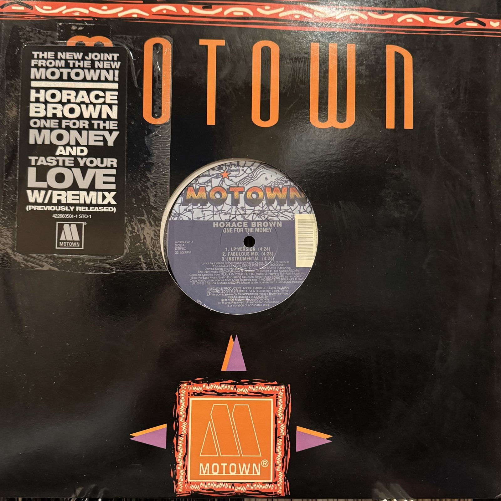 Horace Brown - One For The Money (b/w Taste Your Love) (12'') (キレイ！！)