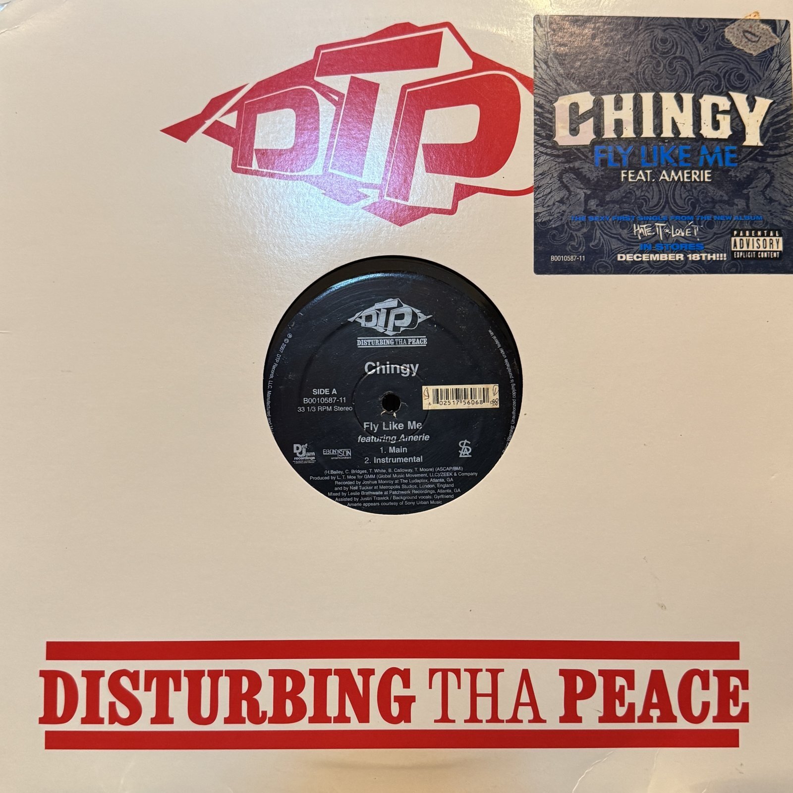 Chingy feat. Amerie - Fly Like Me (12'')