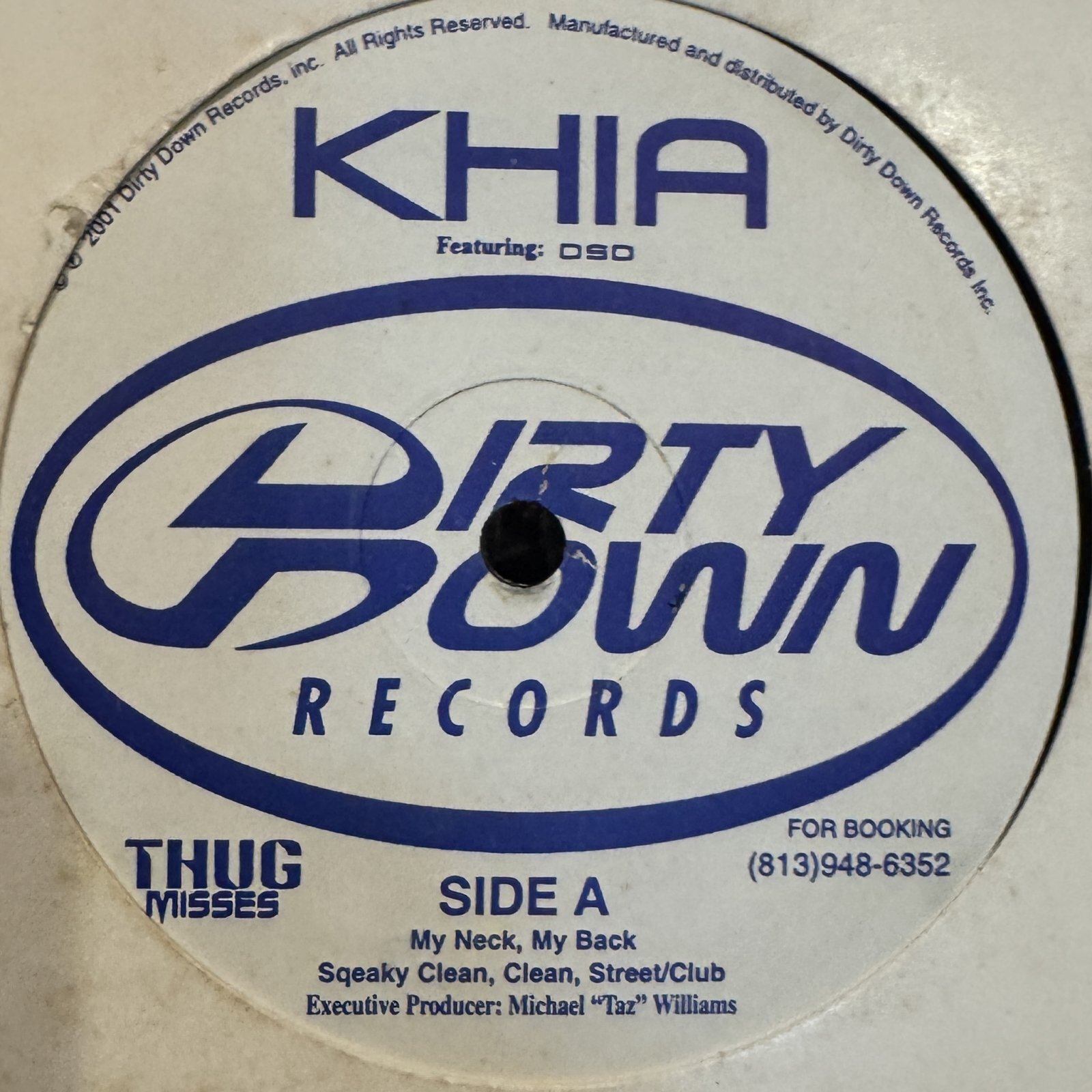 Khia feat. DSD - My Neck, My Back (12'') (Original US Promo !!)