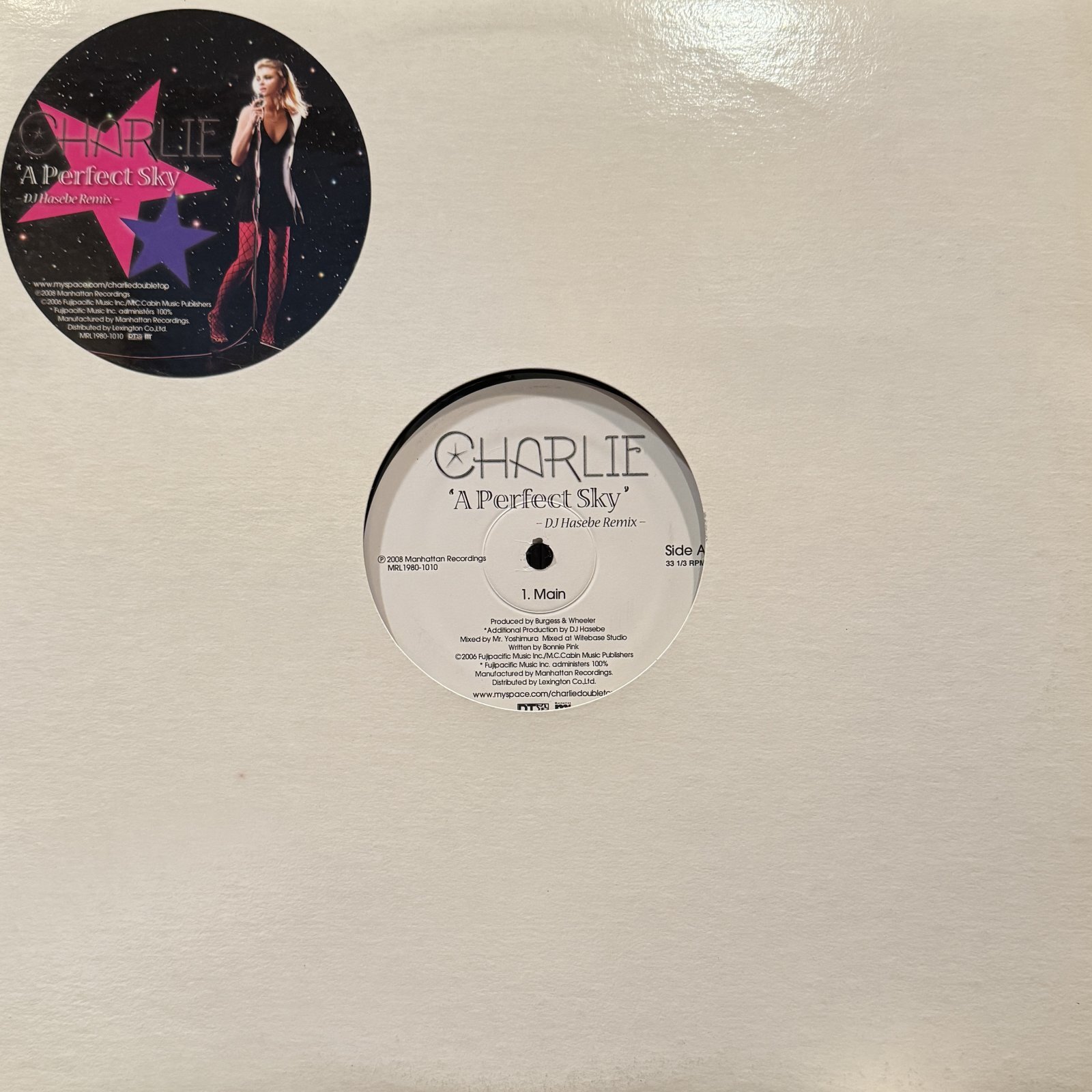 Charlie - A Perfect Sky (DJ Hasebe Remix) (12'')