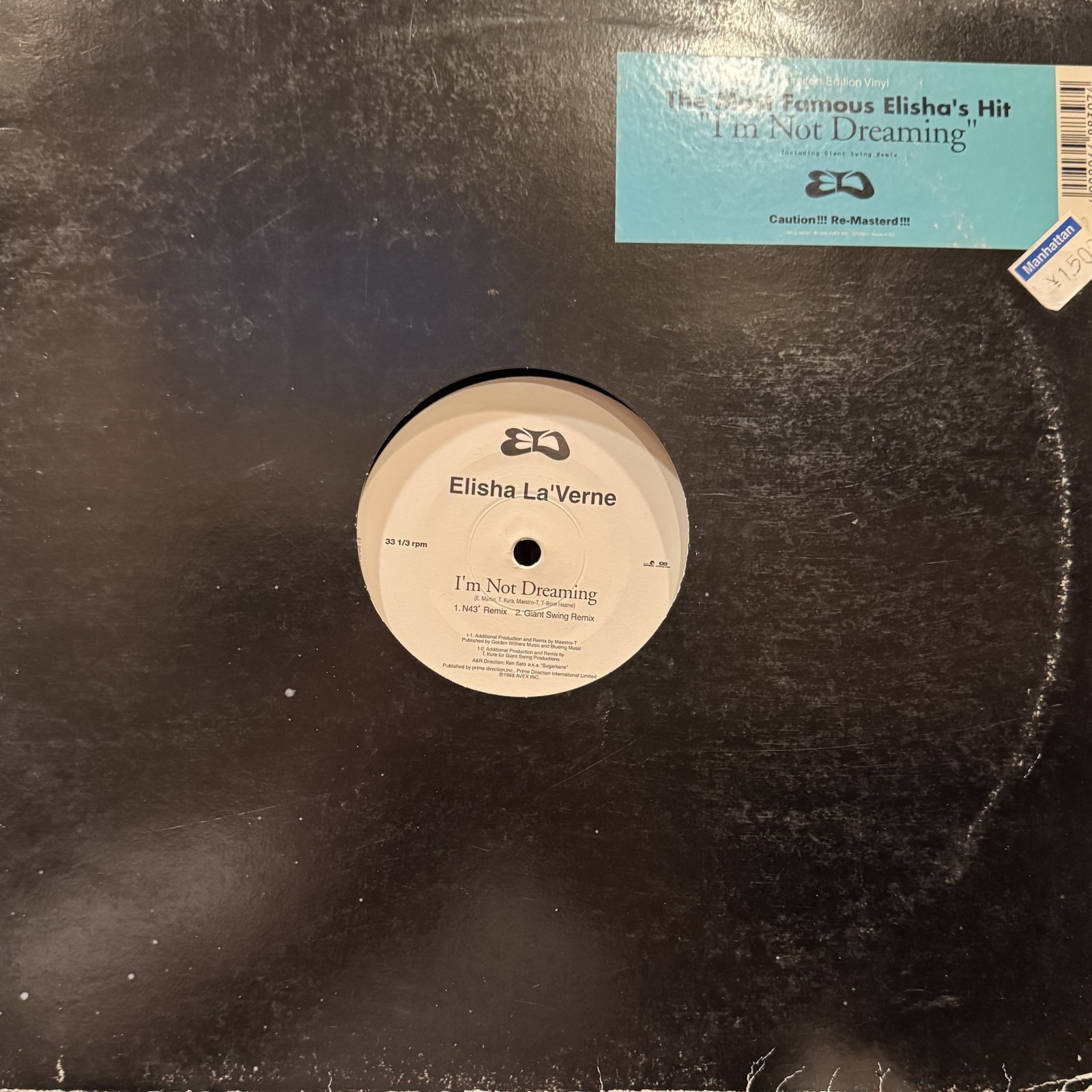 Elisha La'Verne - I'm Not Dreaming (N43° Remix) (12'')