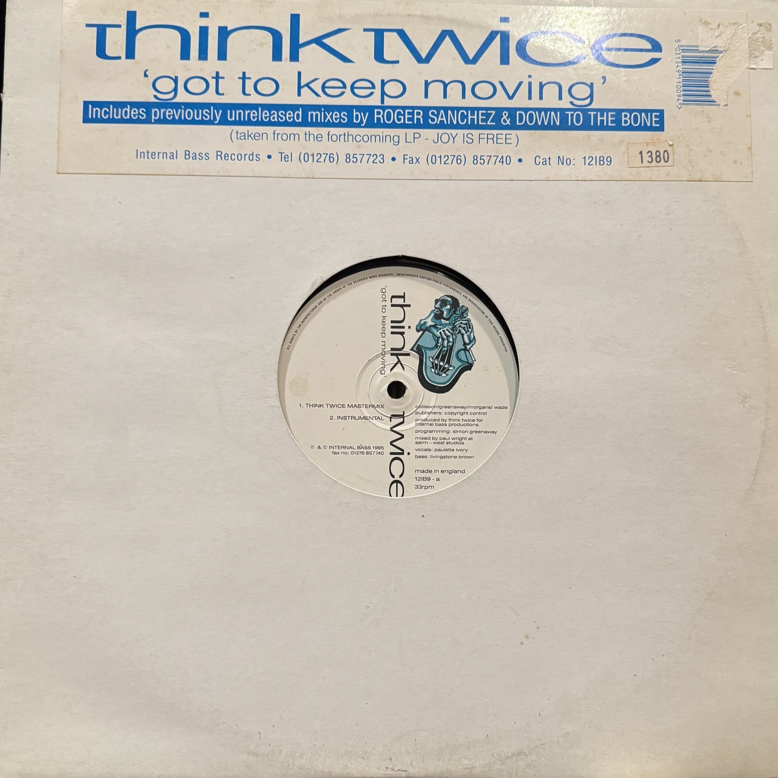 Think Twice - Got To Keep Moving (12'') (キレイ！！)
