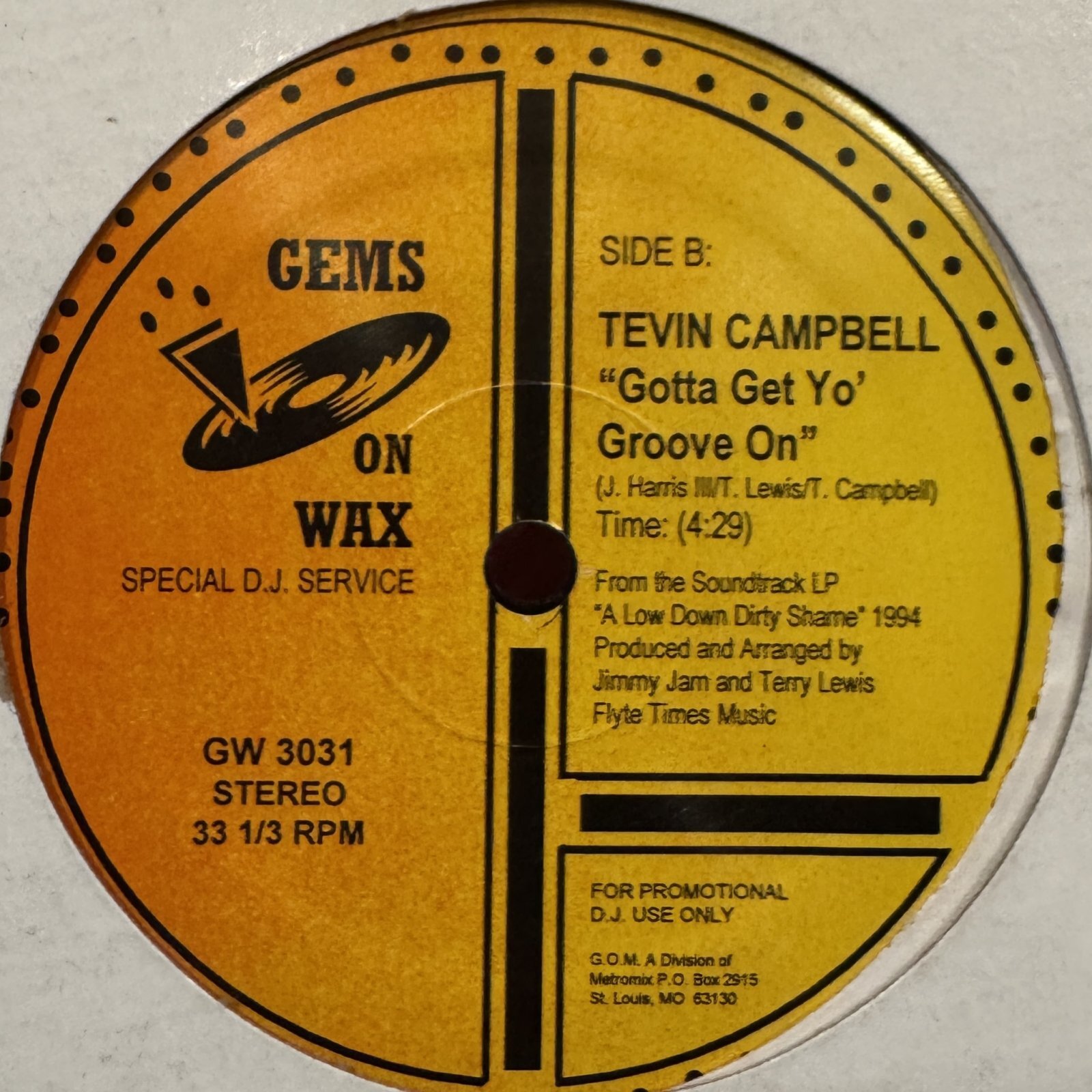 Kut Klose / Tevin Campbell - Lovely Thang / Gotta Get Yo' Groove On (12'')