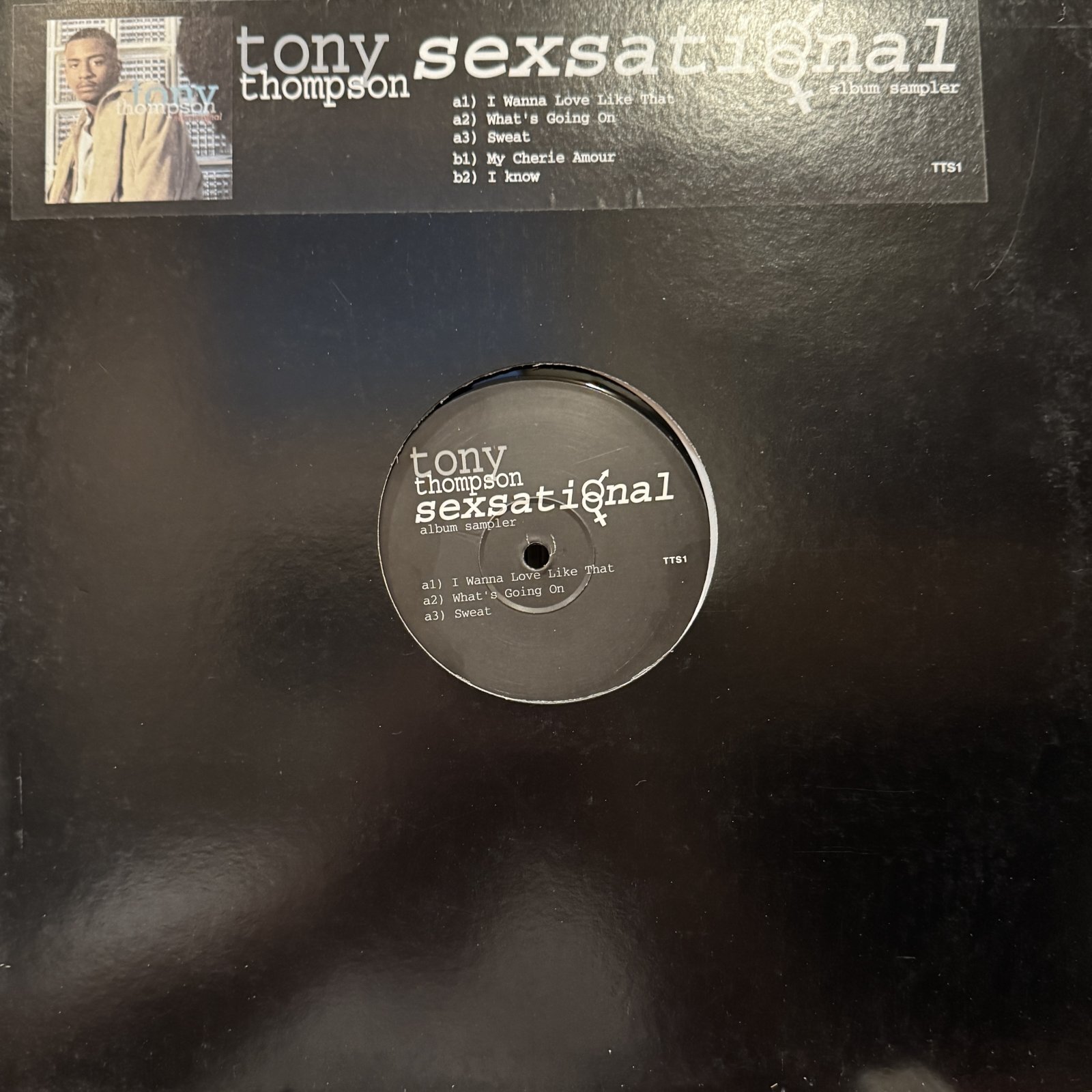 Tony Thompson - Sexsational Album Sampler (inc. What's Going On, Sweat, I Wanna Love Like That, My Cherie Amour, I Know) (12'')