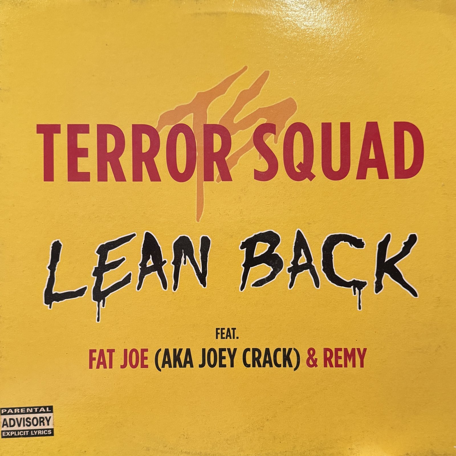 Terror Squad feat. Fat Joe & Remy - Lean Back (12'') (レアなジャケ付きUK盤!!) (キレイ!!)