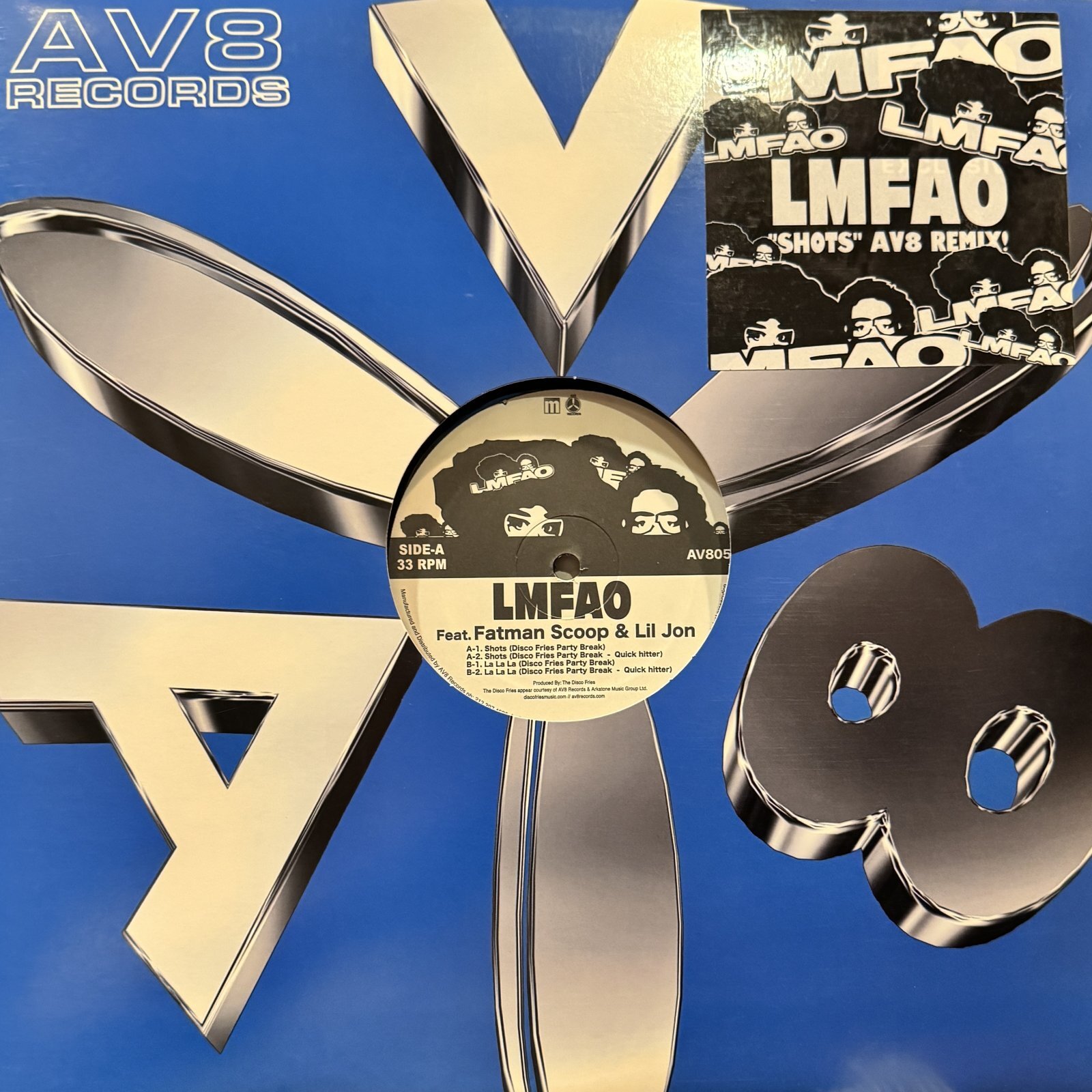 LMFAO feat. Fatman Scoop & Lil' Jon - Shots (Disco Fries Party Break) (12'')