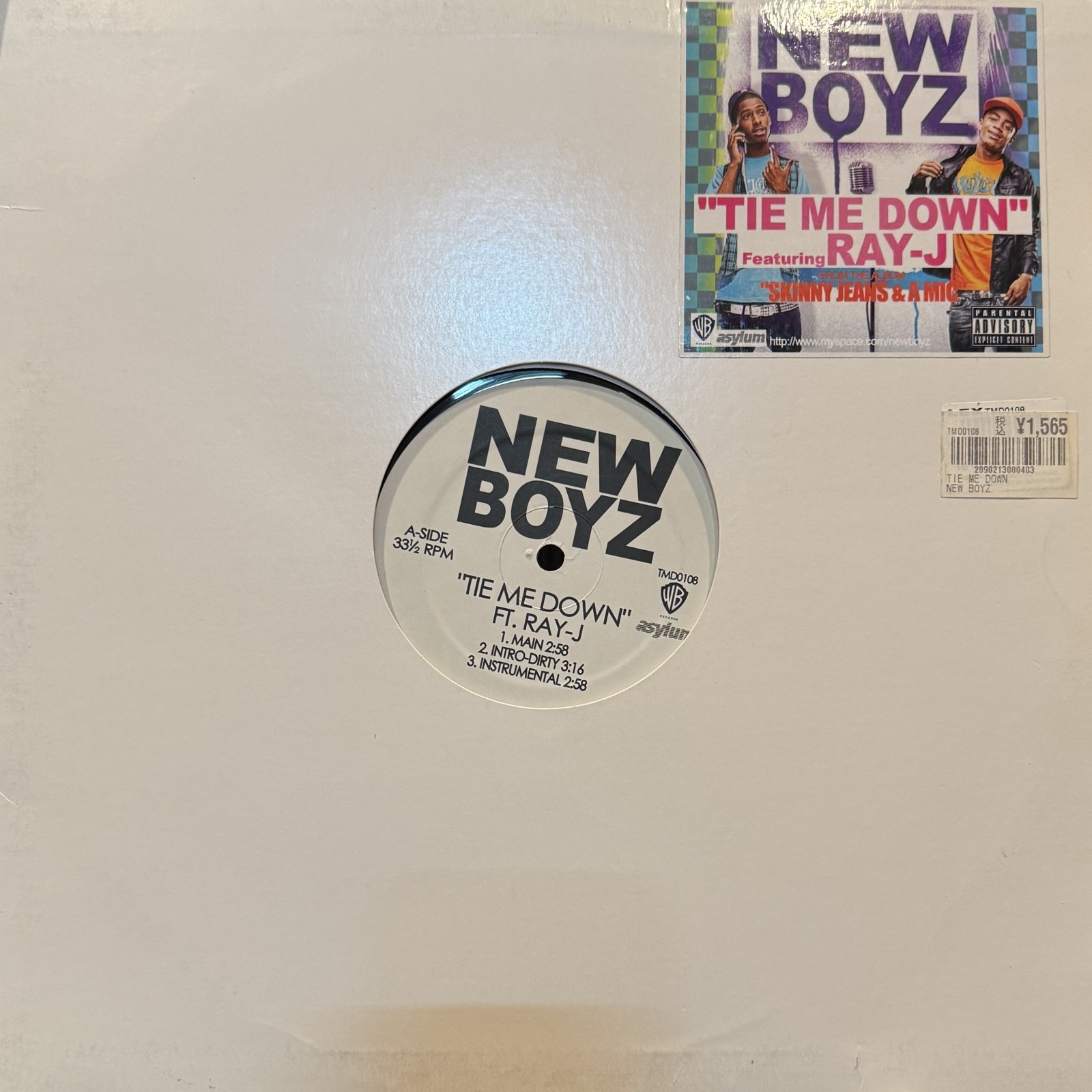 New Boyz - Tie Me Down / You're A Jerk (12'')