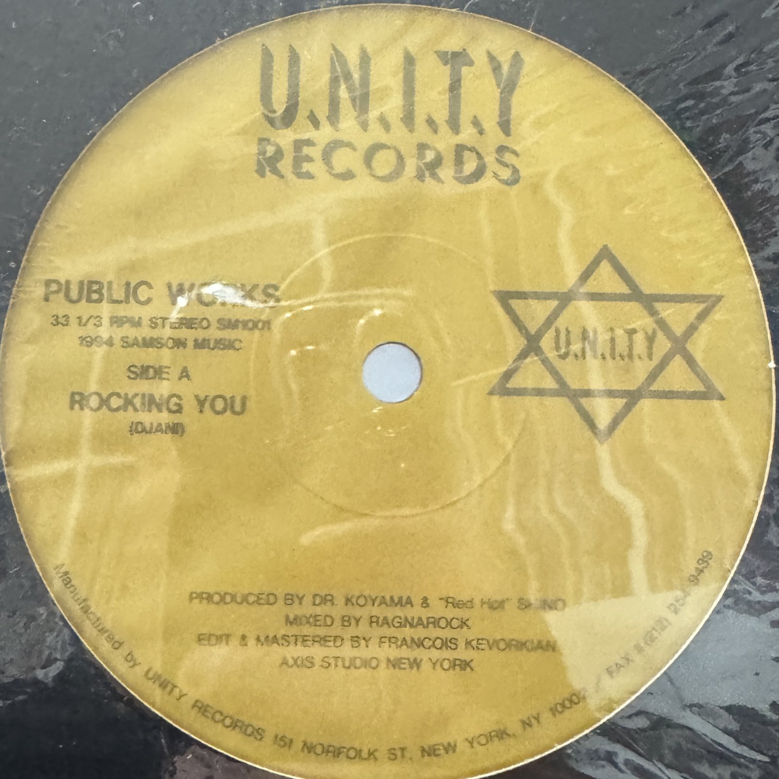 Public Works - Rocking You / Love's Desire (12'') (キレイ