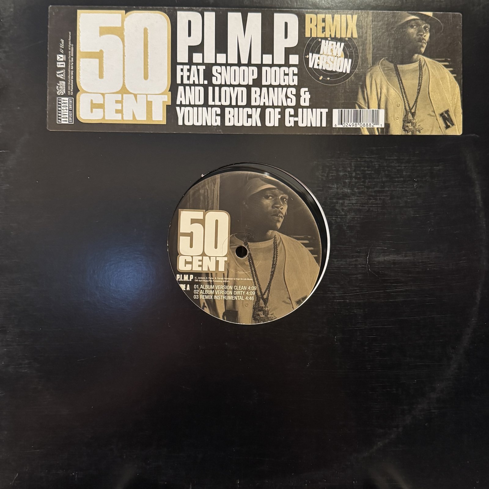 50 Cent - P.I.M.P. (Remix) (12'')
