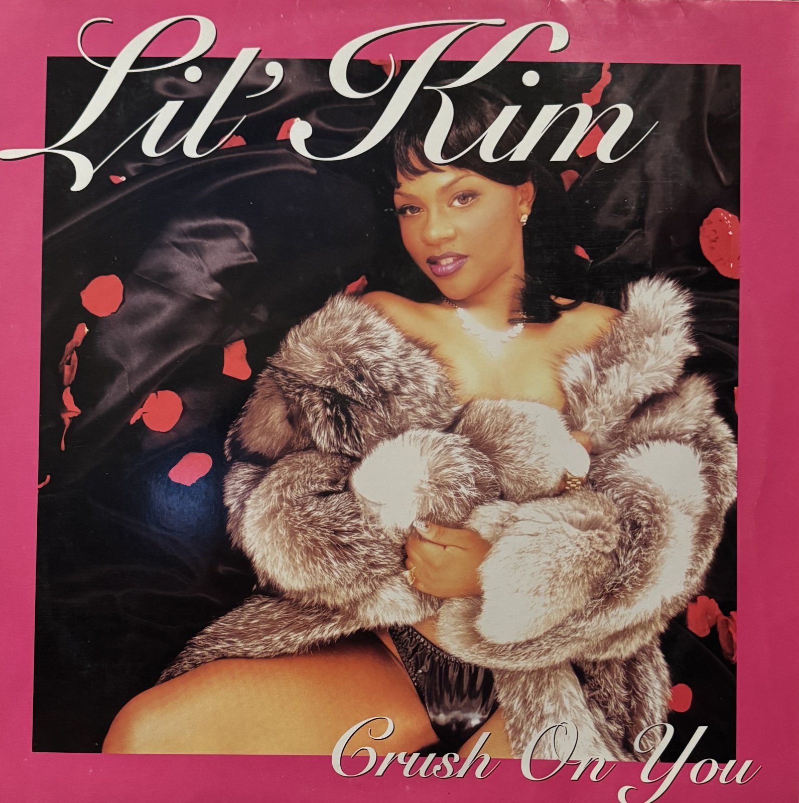 Lil' Kim - Crush On You (12'') (レアなジャケ付きEU盤！！) (inc. Desert Eagle Discs Remix !!)