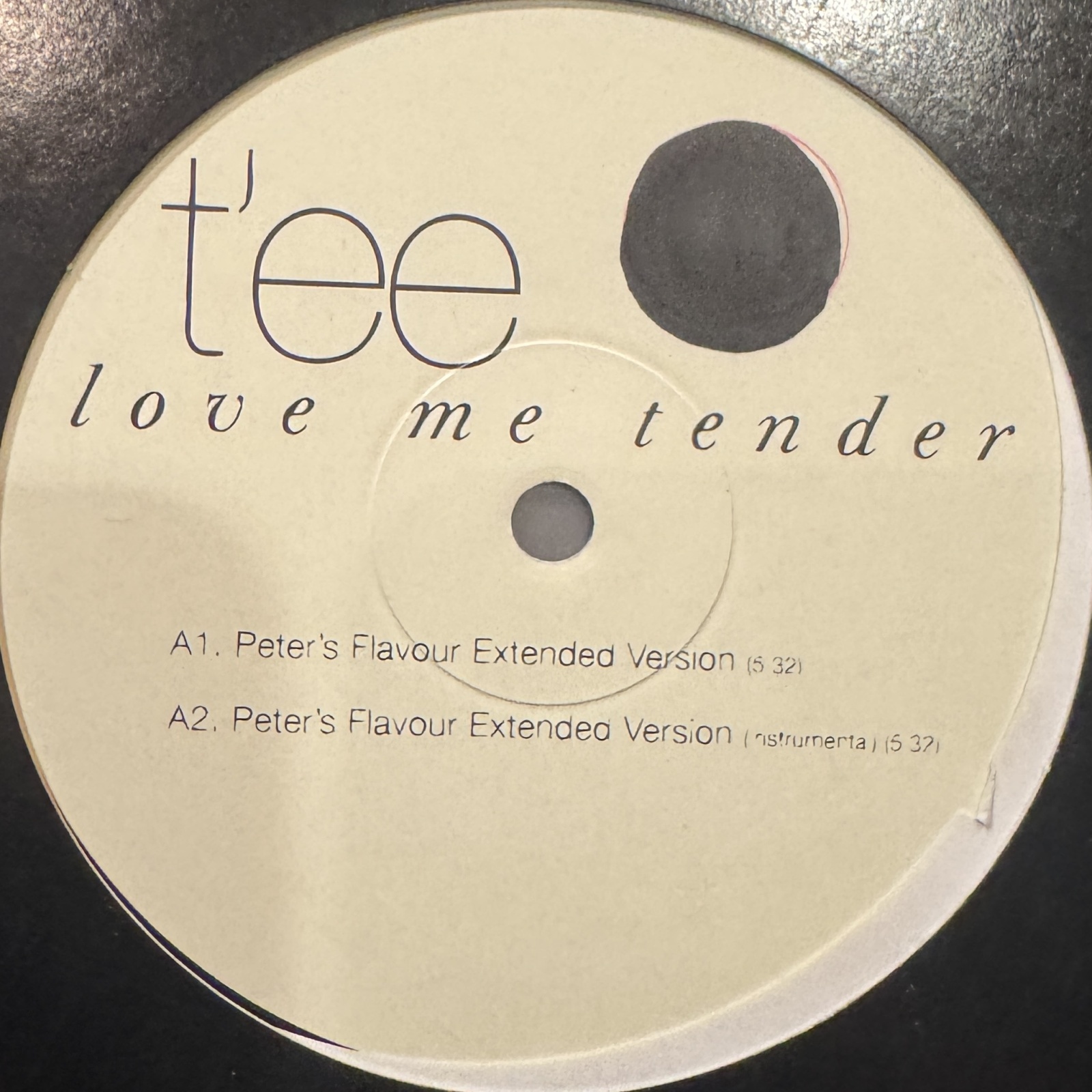 T'ee – Love Me Tender (12'') (再発)